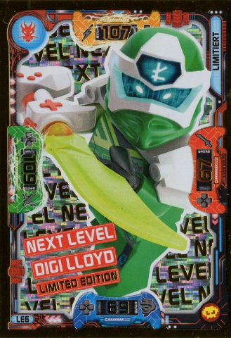 NINJAGO Trading Card Game (German) Series 5 (Next Level) - # LE6 Next Level Digi Lloyd Limited Edition