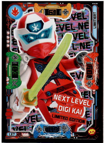 NINJAGO Trading Card Game (German) Series 5 (Next Level) - # LE7 Next Level Digi Kai Limited Edition