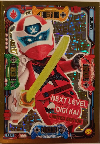 NINJAGO Trading Card Game (English) Series 5 (Next Level) - # LE4 Next Level Digi Kai Limited Edition