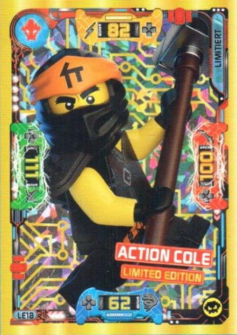 NINJAGO Trading Card Game (German) Series 5 - # LE18 Action Cole Limited Edition