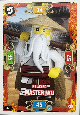 NINJAGO Trading Card Game (English) Series 5 - # 37 Relaxed Master Wu