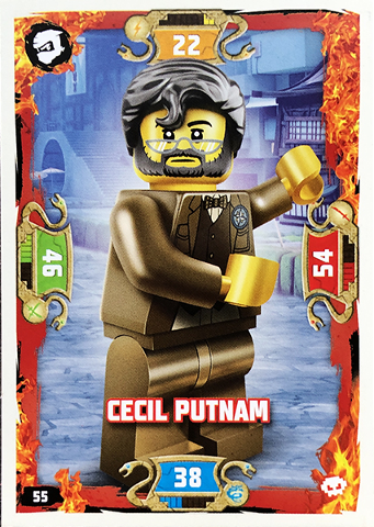 NINJAGO Trading Card Game (English) Series 5 - # 55 Cecil Putnam