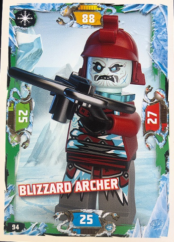 NINJAGO Trading Card Game (English) Series 5 - # 94 Blizzard Archer