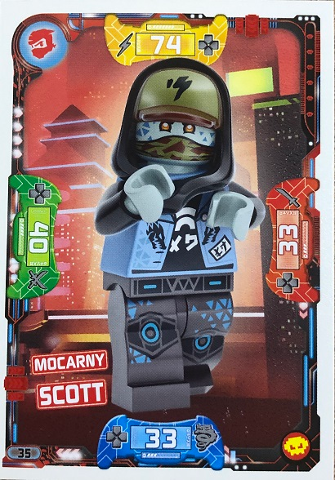NINJAGO Trading Card Game (Polish) Series 5 - # 35 Mocarny Scott