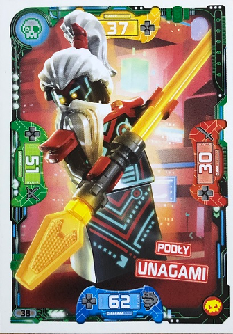 NINJAGO Trading Card Game (Polish) Series 5 - # 38 Podły Unagami