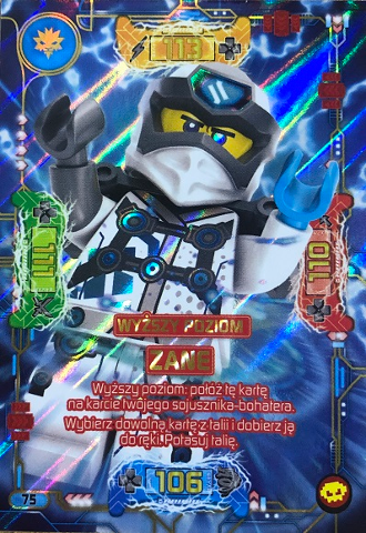 NINJAGO Trading Card Game (Polish) Series 5 - # 75 Wyższy poziom Zane