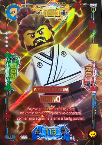 NINJAGO Trading Card Game (Polish) Series 5 - # 77 Wyższy Poziom Okino