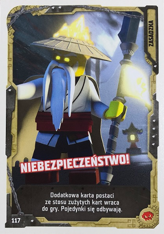 NINJAGO Trading Card Game (Polish) Series 5 - # 117 Niebezpieczeństwo!