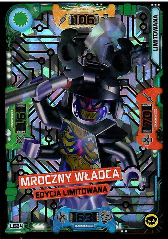 NINJAGO Trading Card Game (Polish) Series 5 - # LE24 Mroczny Władca Edycja Limitowana