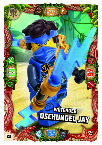 NINJAGO Trading Card Game (German) Series 6 (Next Level) - # 23 Wütender Dschungel Jay