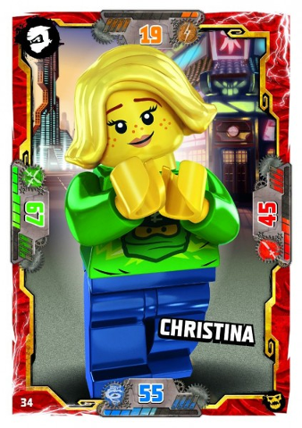 NINJAGO Trading Card Game (German) Series 6 (Next Level) - # 34 Christina