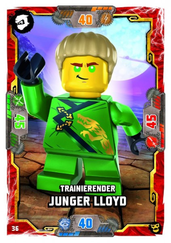 NINJAGO Trading Card Game (German) Series 6 (Next Level) - # 36 Trainierender Junger Lloyd