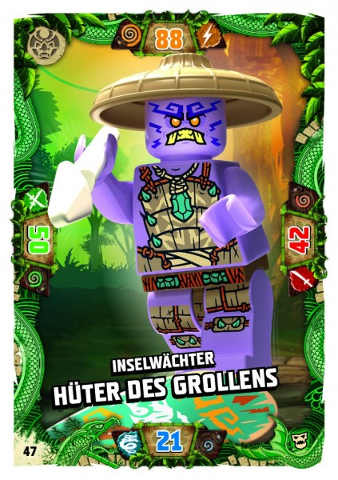 NINJAGO Trading Card Game (German) Series 6 (Next Level) - # 47 Inselwächter Hüter des Grollens