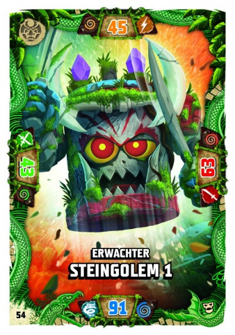 NINJAGO Trading Card Game (German) Series 6 (Next Level) - # 54 Erwachter Steingolem 1