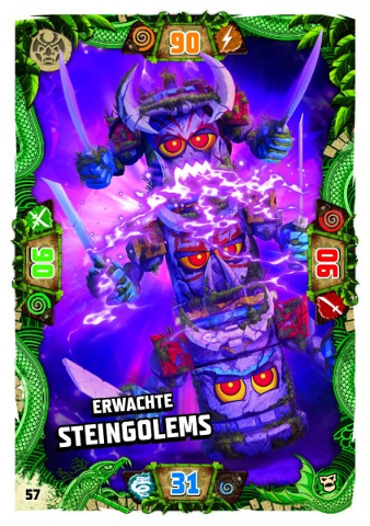NINJAGO Trading Card Game (German) Series 6 (Next Level) - # 57 Erwachte Steingolems