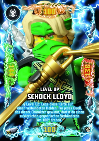NINJAGO Trading Card Game (German) Series 6 (Next Level) - # 71 Level Up Schock Lloyd