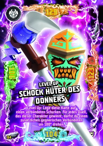 NINJAGO Trading Card Game (German) Series 6 (Next Level) - # 84 Level Up Schock Hüter des Donners