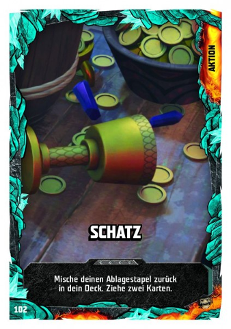 NINJAGO Trading Card Game (German) Series 6 (Next Level) - # 102 Schatz