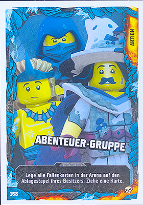 NINJAGO Trading Card Game (German) Series 6 (Next Level) - # 168 Abenteuer-Gruppe