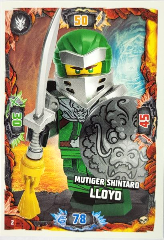 NINJAGO Trading Card Game (German) Series 6 - # 2 Mutiger Shintaro Lloyd