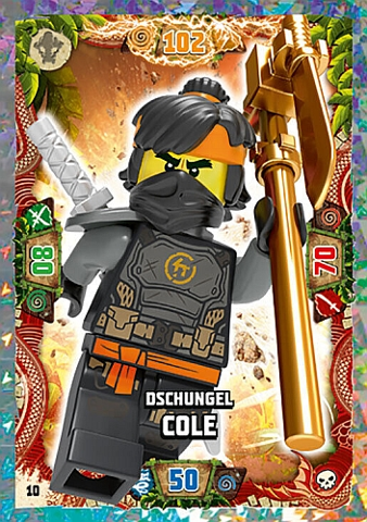 NINJAGO Trading Card Game (German) Series 6 - # 10 Dschungel Cole