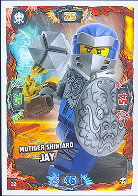 NINJAGO Trading Card Game (German) Series 6 - # 32 Mutiger Shintaro Jay