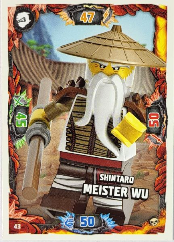 NINJAGO Trading Card Game (German) Series 6 - # 43 Shintaro Meister Wu