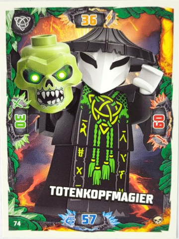 NINJAGO Trading Card Game (German) Series 6 - # 74 Totenkopfmagier