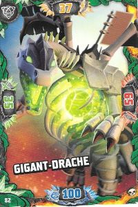 NINJAGO Trading Card Game (German) Series 6 - # 82 Gigant Drache