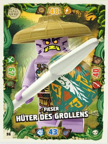 NINJAGO Trading Card Game (German) Series 6 - # 96 Fieser Hüter des Grollens