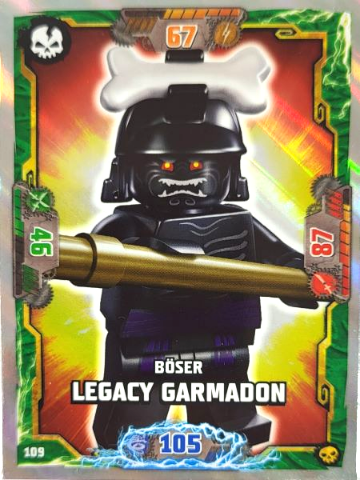 NINJAGO Trading Card Game (German) Series 6 - # 109 Böser Legacy Garmadon