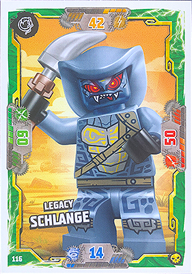 NINJAGO Trading Card Game (German) Series 6 - # 116 Legacy Schlange