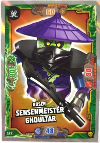 NINJAGO Trading Card Game (German) Series 6 - # 127 Böser Sensenmeister Ghoultar