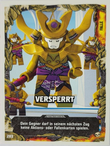 NINJAGO Trading Card Game (German) Series 6 - # 203 Versperrt
