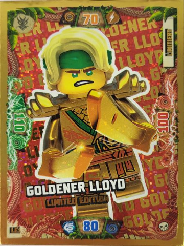 NINJAGO Trading Card Game (German) Series 6 - # LE1 Goldener Lloyd Limited Edition