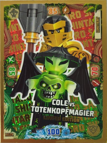 NINJAGO Trading Card Game (German) Series 6 - # LE24 Cole vs Totenkopfmagier Limited Edition