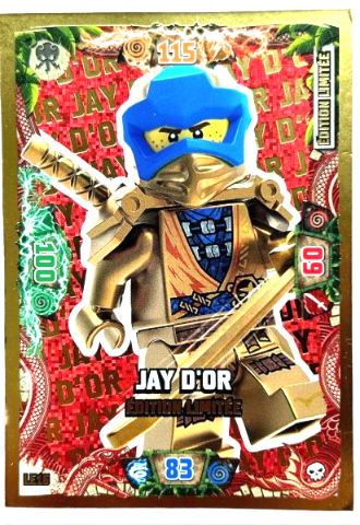 NINJAGO Trading Card Game (French) Series 6 - # LE16 Jay D'Or Édition Limitée