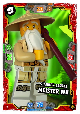 NINJAGO Trading Card Game (German) Series 7 (Next Level) - # 7 Starker Legacy Meister Wu