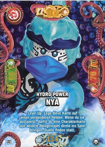 NINJAGO Trading Card Game (German) Series 7 (Next Level) - # 13 Hydro Power Nya