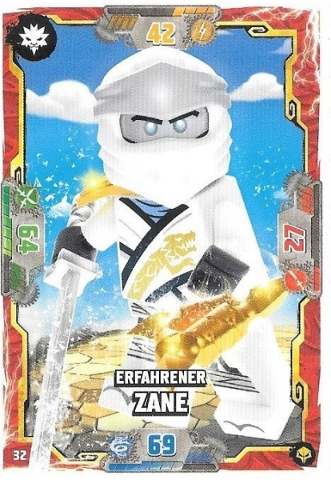 NINJAGO Trading Card Game (German) Series 7 (Next Level) - # 32 Erfahrener Zane