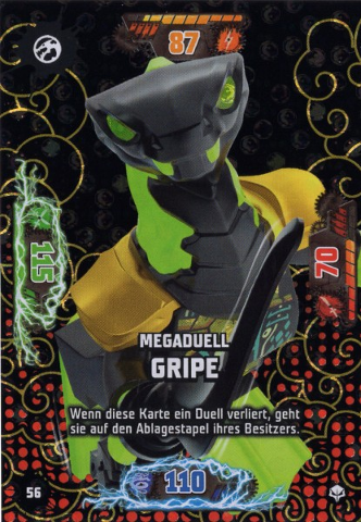 NINJAGO Trading Card Game (German) Series 7 (Next Level) - # 56 Megaduell Gripe