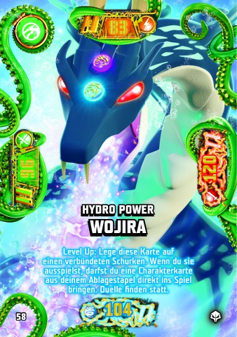 NINJAGO Trading Card Game (German) Series 7 (Next Level) - # 58 Hydro Power Wojira