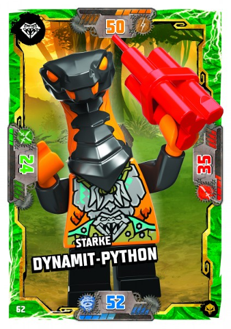 NINJAGO Trading Card Game (German) Series 7 (Next Level) - # 62 Starke Dynamit-Python