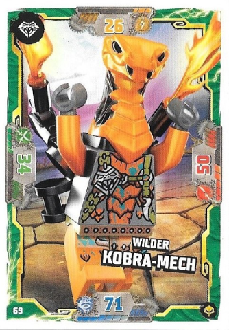 NINJAGO Trading Card Game (German) Series 7 (Next Level) - # 69 Wilder Kobra-Mech