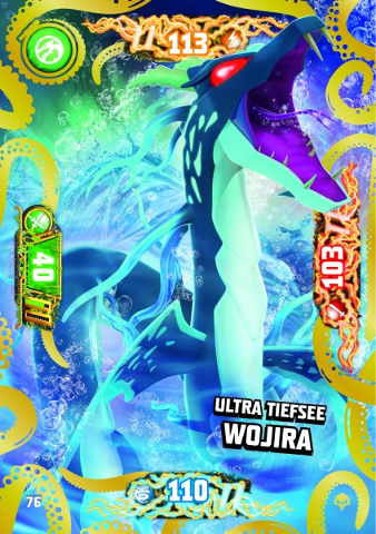 NINJAGO Trading Card Game (German) Series 7 (Next Level) - # 76 Ultra Tiefsee Wojira