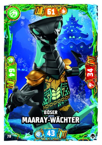 NINJAGO Trading Card Game (German) Series 7 (Next Level) - # 78 Böser Maaray-Wächter