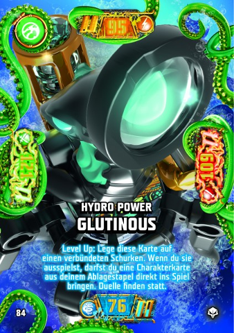 NINJAGO Trading Card Game (German) Series 7 (Next Level) - # 84 Hydro Power Glutinous
