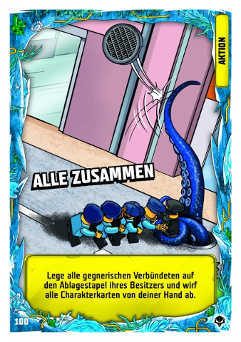 NINJAGO Trading Card Game (German) Series 7 (Next Level) - # 100 Alle Zusammen