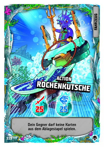 NINJAGO Trading Card Game (German) Series 7 (Next Level) - # 119 Action Rochenkutsche