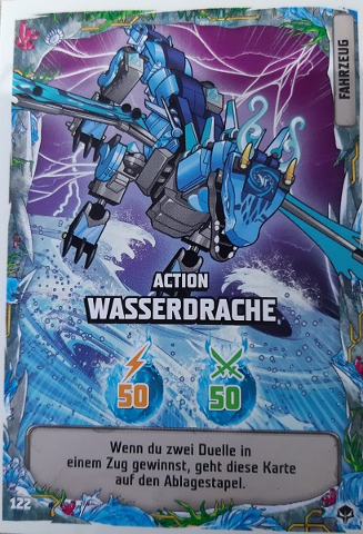 NINJAGO Trading Card Game (German) Series 7 (Next Level) - # 122 Action Wasserdrache
